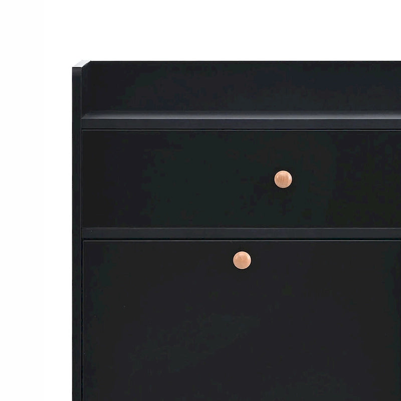 Minimalist Design Multifunctional Wooden Shoe Storage Cabinet