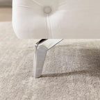 Button-Tufted Ottoman Bench, Upholstered Velvet Footrest Stool Accent Bench for Living Room.