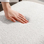 Upholster Storage Ottoman Bench with Faux Fur - 39.37L x 15.75W x 15.5H