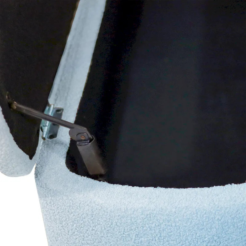 Upholster Storage Ottoman Bench with Faux Fur - 39.37L x 15.75W x 15.5H