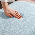 Upholster Storage Ottoman Bench with Faux Fur - 39.37L x 15.75W x 15.5H