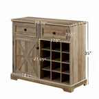 Buffet Cabinet with Storage Sideboard with 2 Drawers