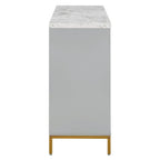 Sideboard with Extra Large Storage Space with Metal Handles and Support Legs for Living Room and Dining Room