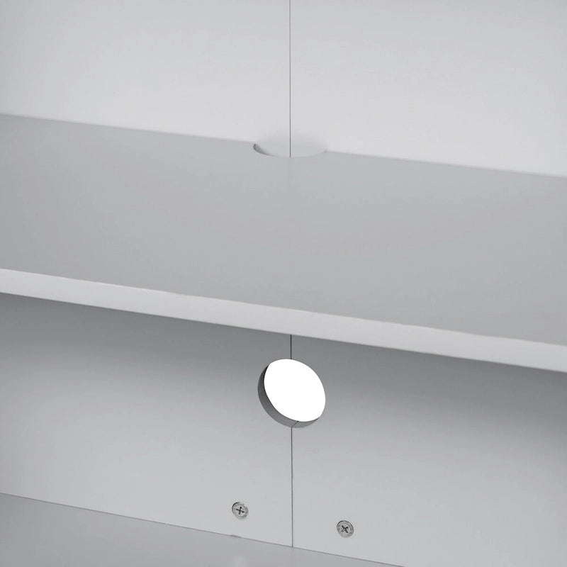 Sideboard with Extra Large Storage Space with Metal Handles and Support Legs for Living Room and Dining Room