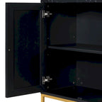 Sideboard with Extra Large Storage Space with Metal Handles and Support Legs for Living Room and Dining Room