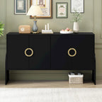 Four-Door Metal Handle Storage Cabinet