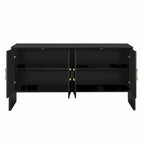 Four-Door Metal Handle Storage Cabinet