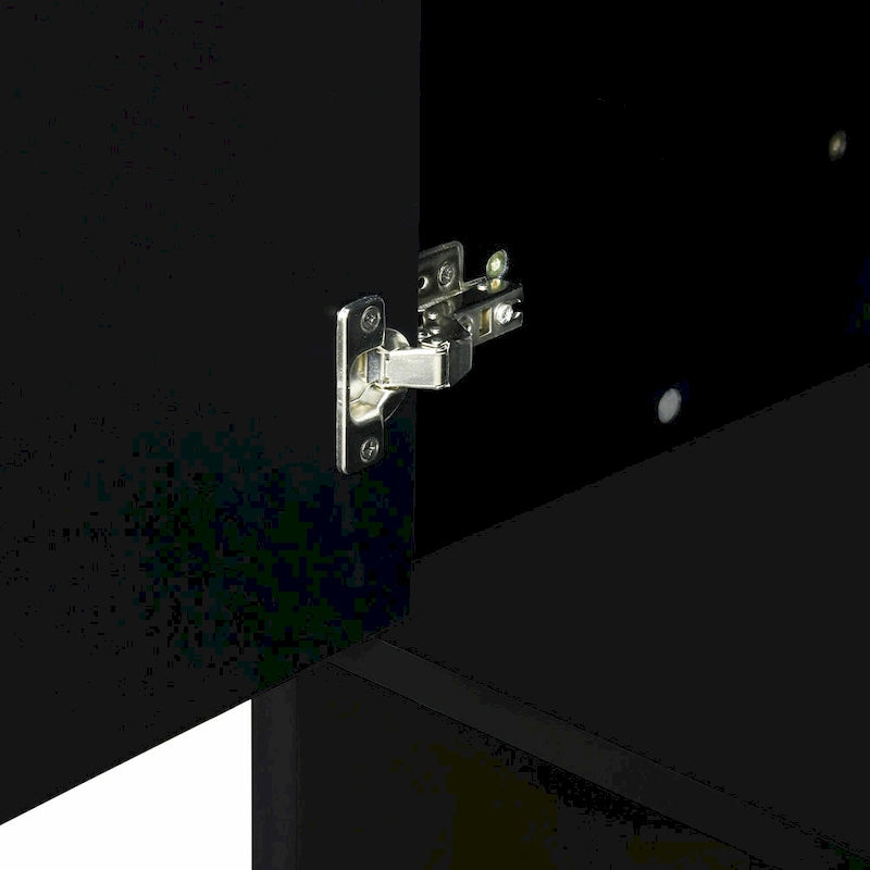 Four-Door Metal Handle Storage Cabinet