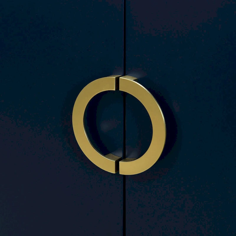 Four-Door Metal Handle Storage Cabinet