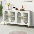 Sideboard Storage Cabinet & Adjustable Shelves for Living Room Bedroom