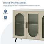 Sideboard Storage Cabinet & Adjustable Shelves for Living Room Bedroom