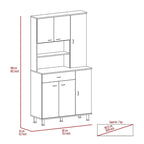 Kitchen Pantry for Kitchen, Dining Room,Living Room, White