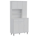 Kitchen Pantry for Kitchen, Dining Room,Living Room, White