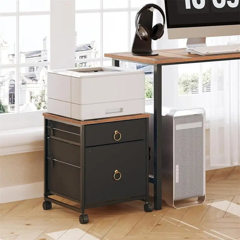 File Cabinet 2-Drawer Filing Cabinet - 15.7D x 15.7W x 19.6H