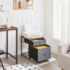 File Cabinet 2-Drawer Filing Cabinet - 15.7D x 15.7W x 19.6H