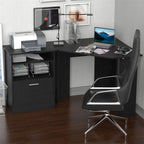 Computer Desk with Printer Cabinet