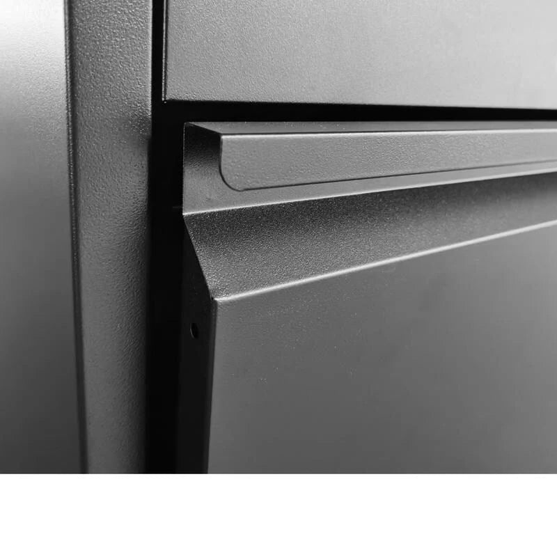 2 Drawer Metal Vertical Filing Cabinet with Lock,A4 Legal/Letter Size