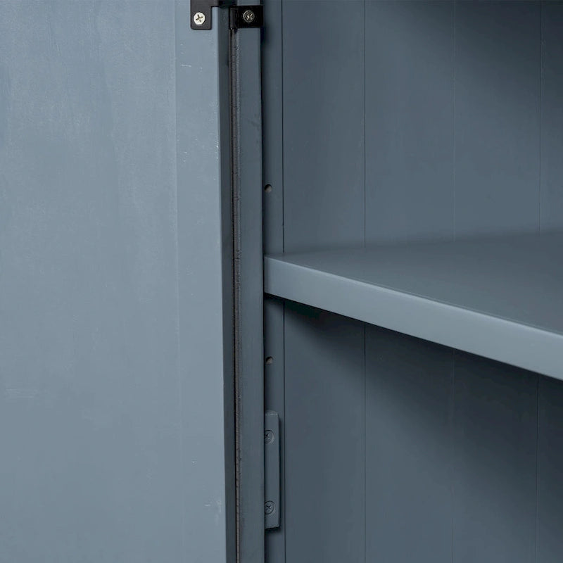 Storage Cabinet Sideboard with MDF+Pine veneer , Adjustable Shelves, Suitable for Living Rooms, Entrance and Study Rooms