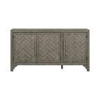 Storage Cabinet Sideboard with MDF+Pine veneer , Adjustable Shelves, Suitable for Living Rooms, Entrance and Study Rooms