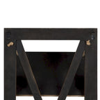 Kate and Laurel Hardeman 3 Pocket Farmhouse Wood Hanging Wall File Holder