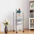 10 Drawer Rolling Storage Cart - 15D x 13W x 34H