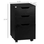 Mobile File Cabinet,Rolling Printer Stand,Vertical Filing Cabinet