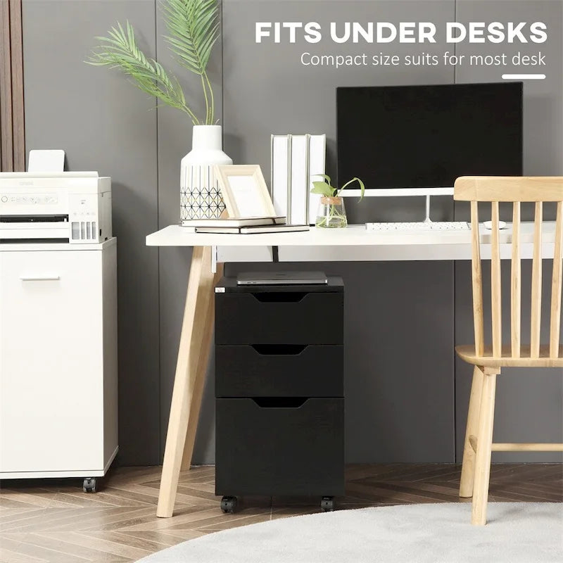 Mobile File Cabinet,Rolling Printer Stand,Vertical Filing Cabinet