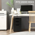 Mobile File Cabinet,Rolling Printer Stand,Vertical Filing Cabinet