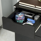 Mobile File Cabinet,Rolling Printer Stand,Vertical Filing Cabinet