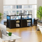 Printer Stand with LED Lights, - 23.6D x 17.2W x 26H