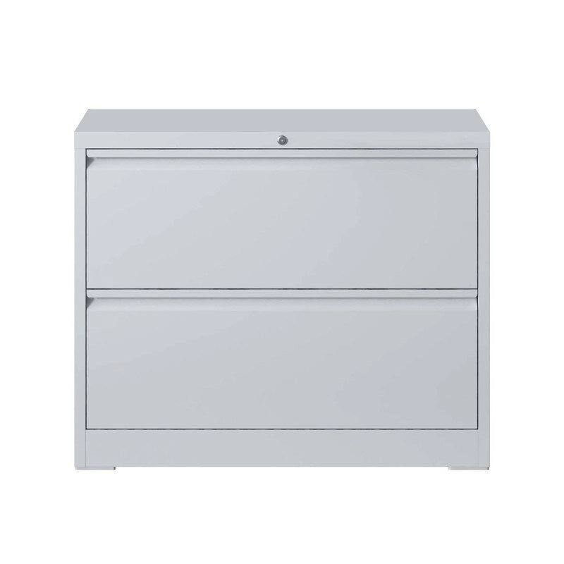 2 Drawer Metal Filing Cabinet with Lock, Legal/Letter/A4/F4 Size