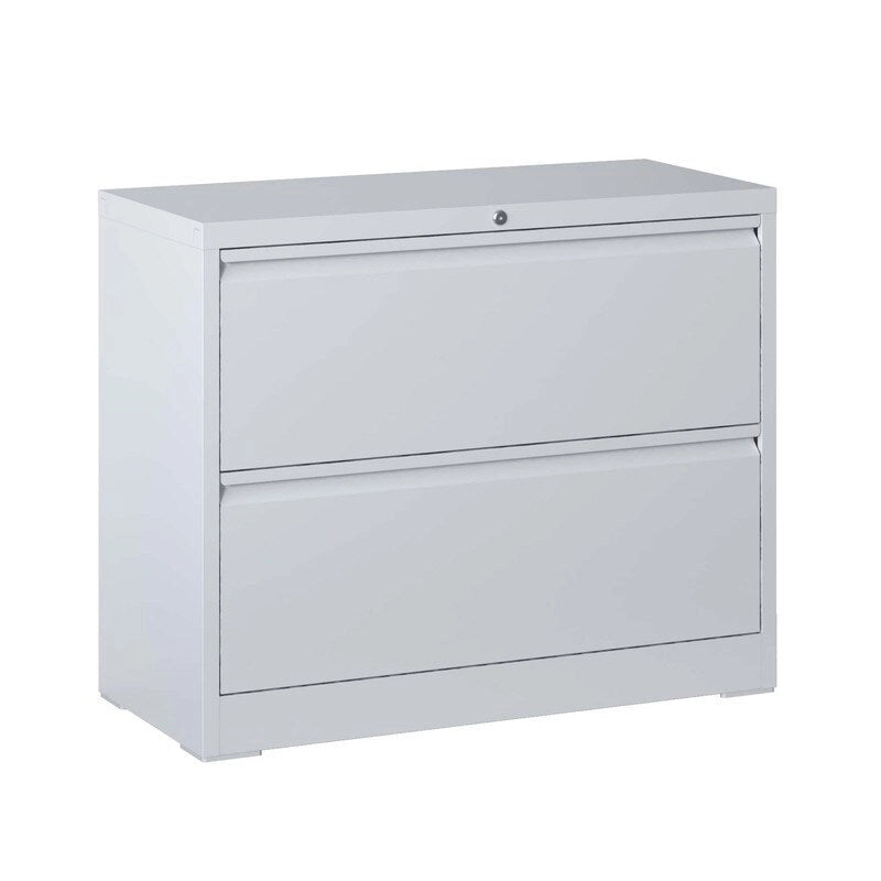 2 Drawer Metal Filing Cabinet with Lock, Legal/Letter/A4/F4 Size
