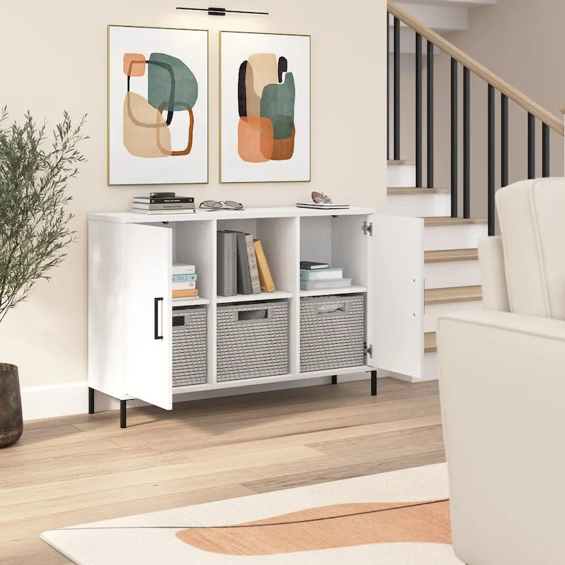 Essence Accent Storage Cabinet with Doors by Bush Furniture