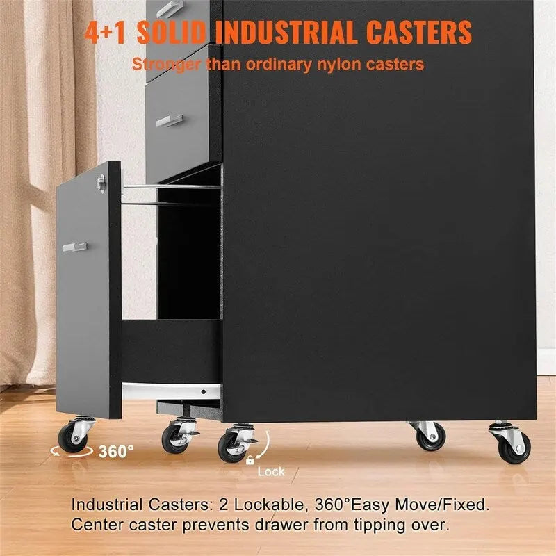 3-Drawer Wood Filing Cabinet - 15.75D x 17.7W x 25.6H