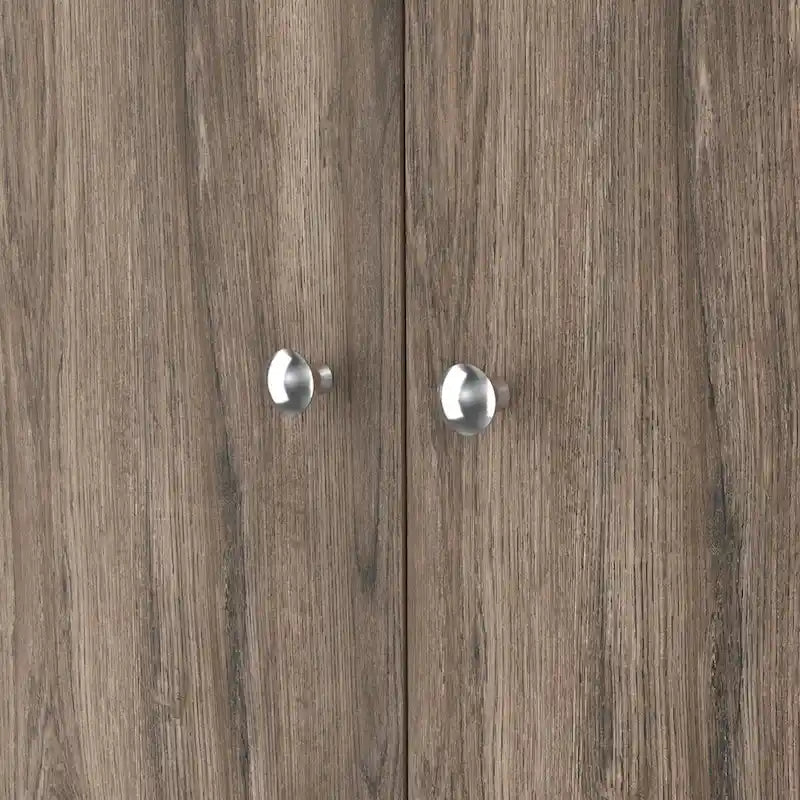 Storage Cabinet Pipestone, Five Shelves, Dark Brown / Black Wengue Finish,High quality and durable