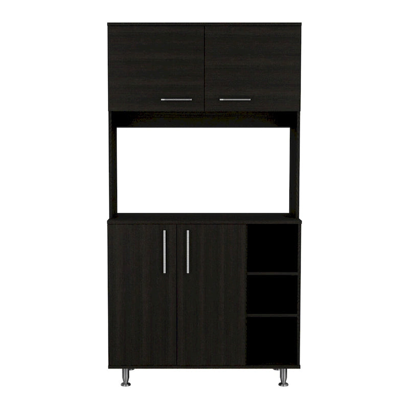 Pantry Cabinet for Kitchen, Dining Room,Living Room, Black