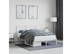 White Metal Bed Frame, 120 x 200 cm