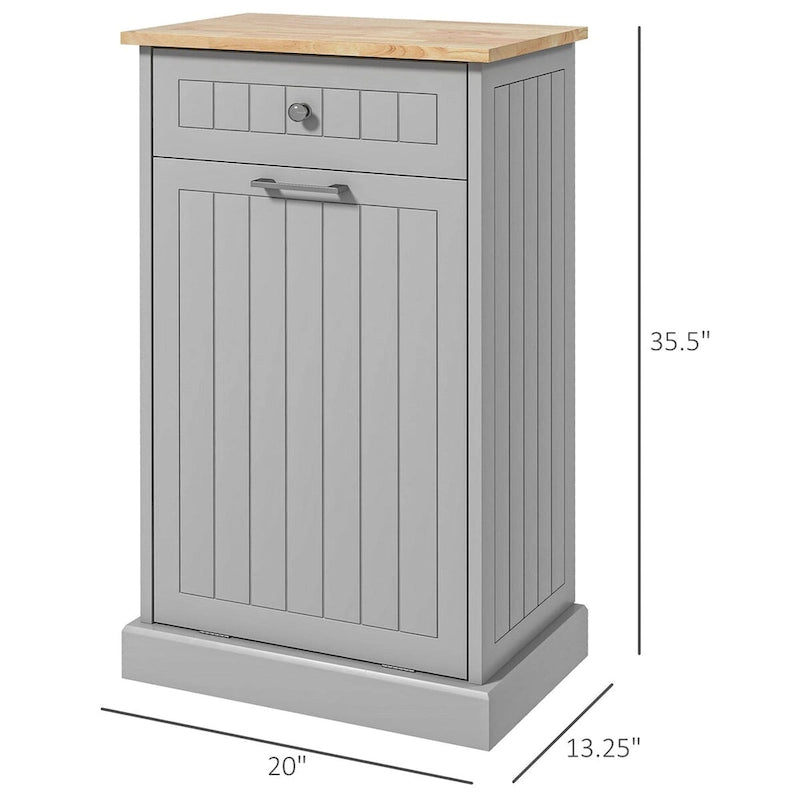 Kitchen Tilt Out Trash Bin Cabinet