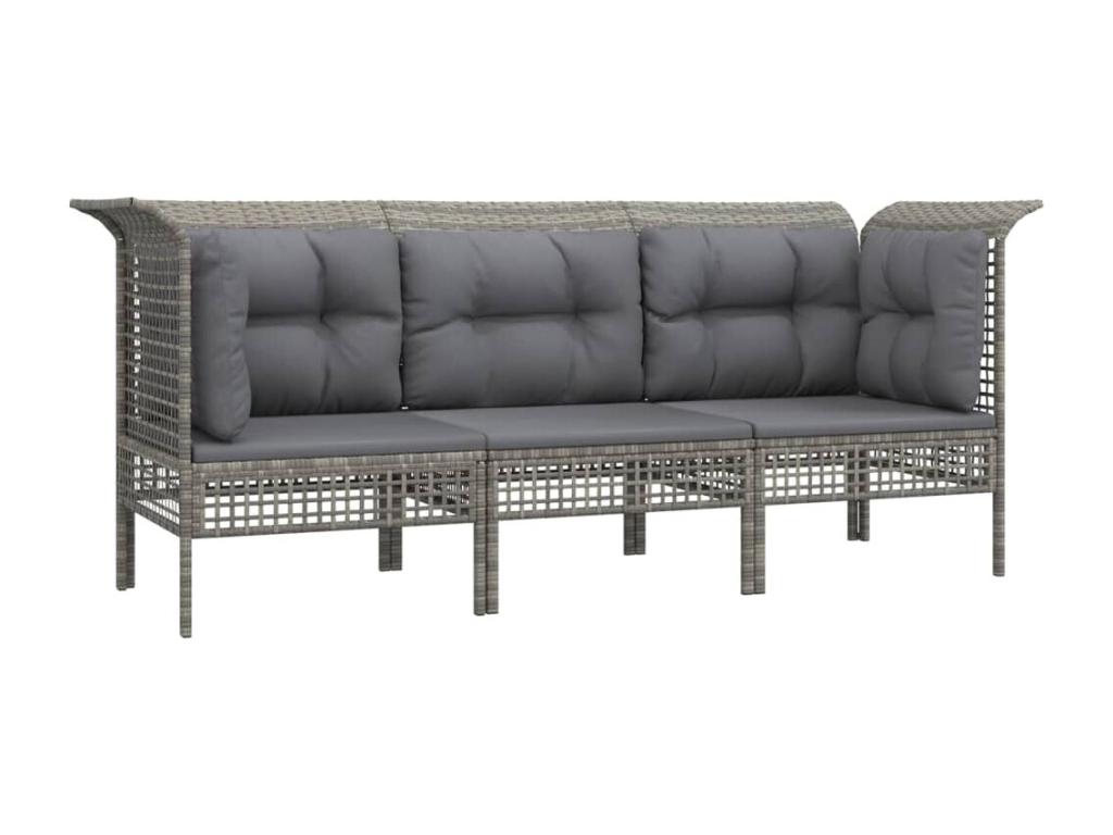 Gray Woven Resin Wicker Outdoor Furniture Set - dlz1766582584564