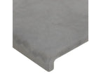 Gray Velvet Bed, 80 x 5 x 78 cm - dlz1766582537649