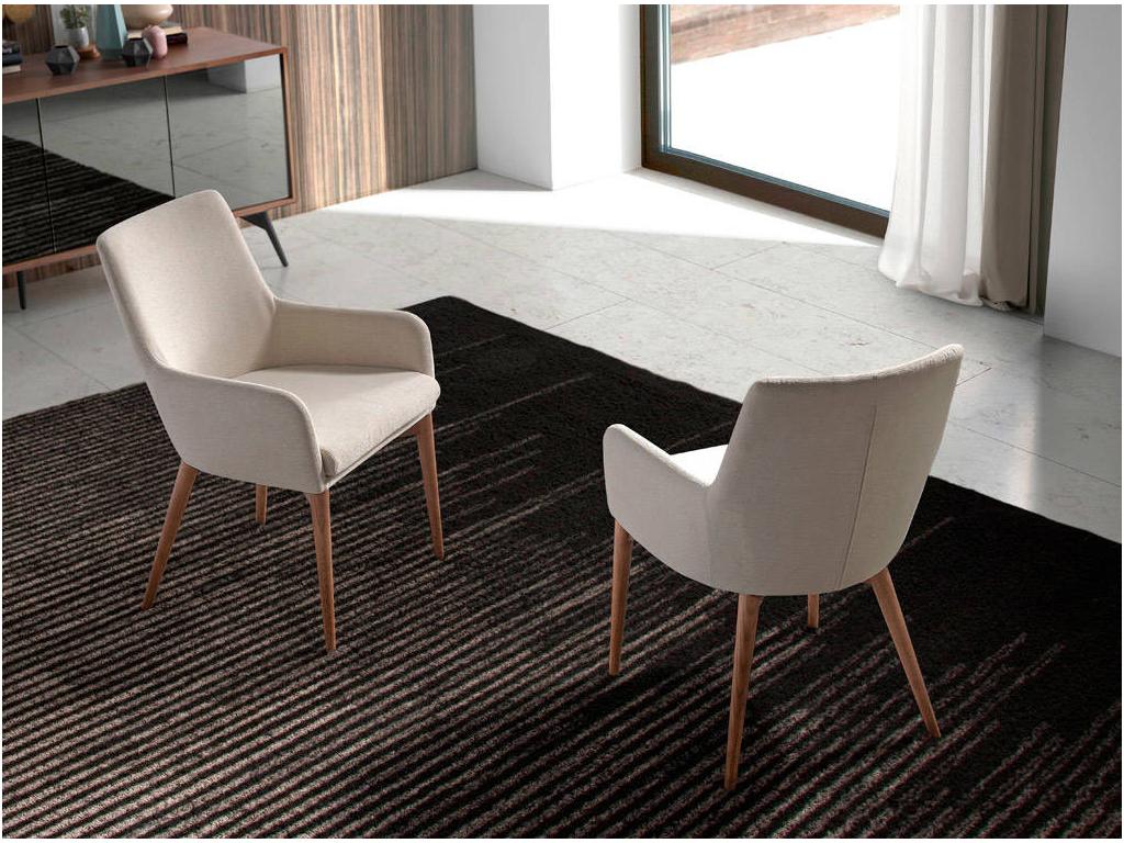 White Leather Accent Chair