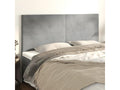 Gray Velvet Bed, 80 x 5 x 78 cm - dlz1766582537649