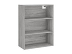 Gray Engineered Wood Sideboard, 69.5 x 34 x 180 cm