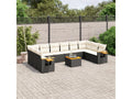 Black Woven Resin Wicker Outdoor Furniture Set - dlz1766582548902