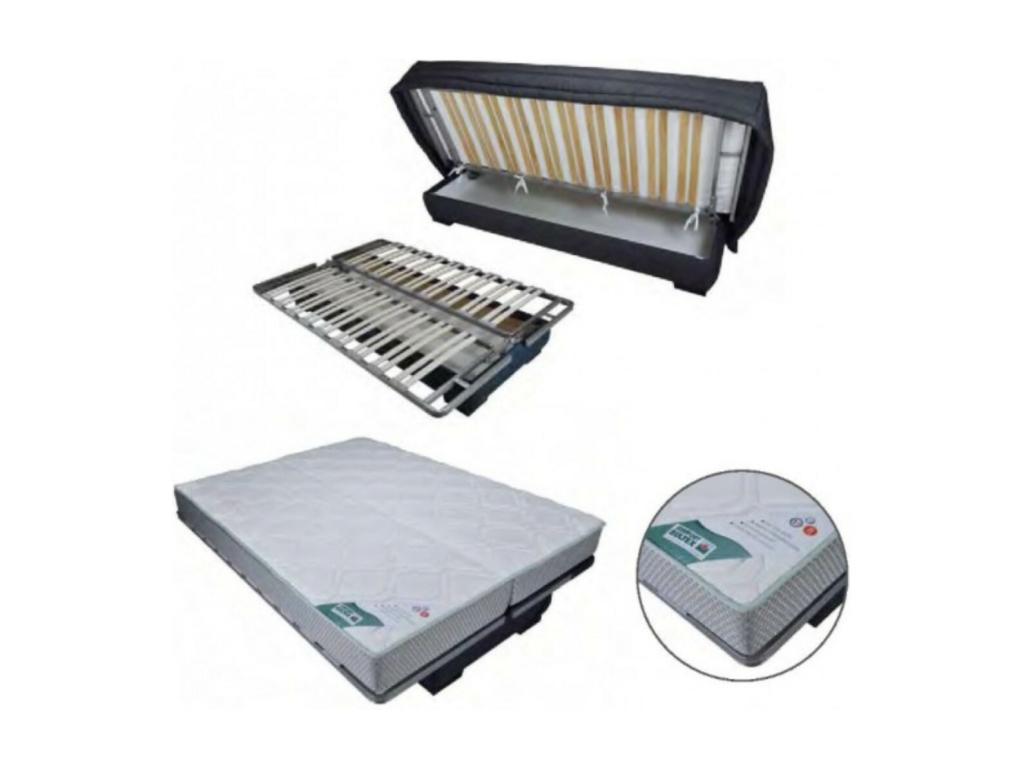 Brown Fabric Mattress