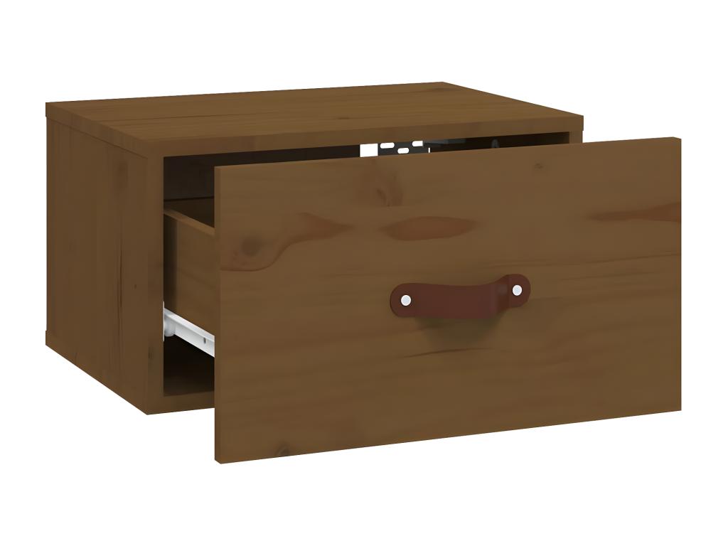 Brown Table, 40 x 29.5 x 22 cm