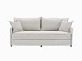 Beige Fabric Sofa Bed
