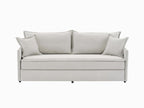 Beige Fabric Sofa Bed