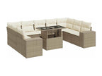 Beige Woven Resin Wicker Outdoor Furniture Set - dlz1766582502788