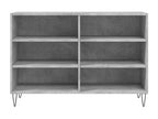 Gray Engineered Wood Sideboard, 103.5 x 35 x 70 cm